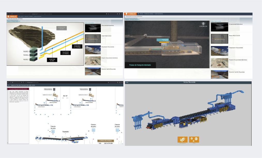 Cliente es : Chuquicamata Subterranea – CODELCO<br><br>Elaboración De Los Manuales Interactivos De Operación De Planta Chuquicamata Subterránea.